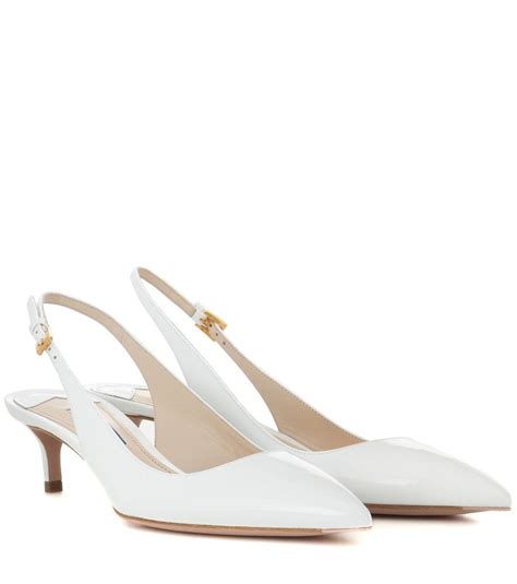 prada slingback white